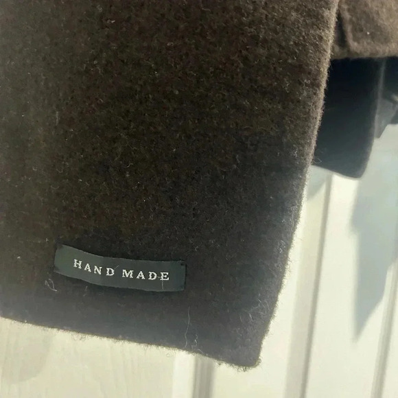 Women’s Alexandra Bartlett Wool Brown Jacket Size Large - Picture 5 of 6